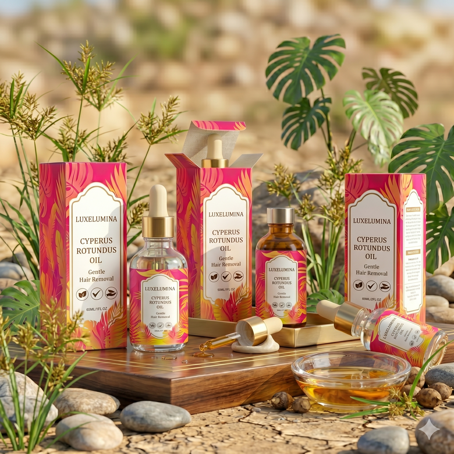 Cyperus Rotundus Hair Removal Oil